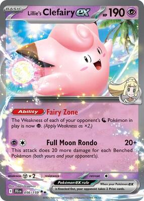 Lillie's Clefairy ex - 056/159 [Holofoil]