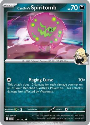 Cynthia's Spiritomb [Reverse Holofoil]