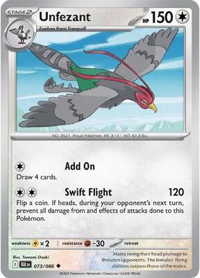 Unfezant [Reverse Holofoil]