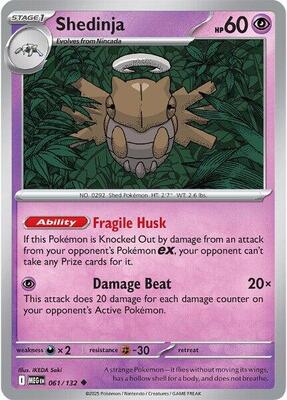 Shedinja - 061/132 [Reverse Holofoil]