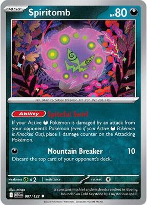 Spiritomb - 087/132 [Reverse Holofoil]