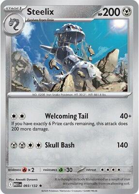 Steelix - 093/132 [Reverse Holofoil]