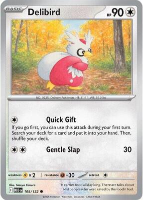 Delibird - 105/132 [Reverse Holofoil]