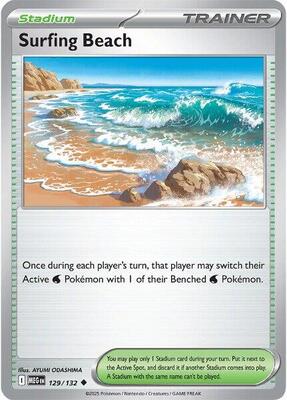 Surfing Beach [Reverse Holofoil]