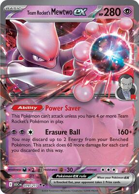 Team Rocket's Mewtwo ex - 079/217 [Holofoil]